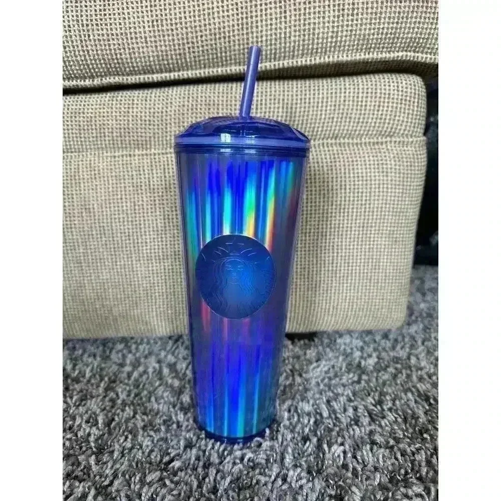 NEW 2022 Starbucks Purple Dome Lid Wisteria Kaleidoscope VENTI Cold Tumbler 24oz